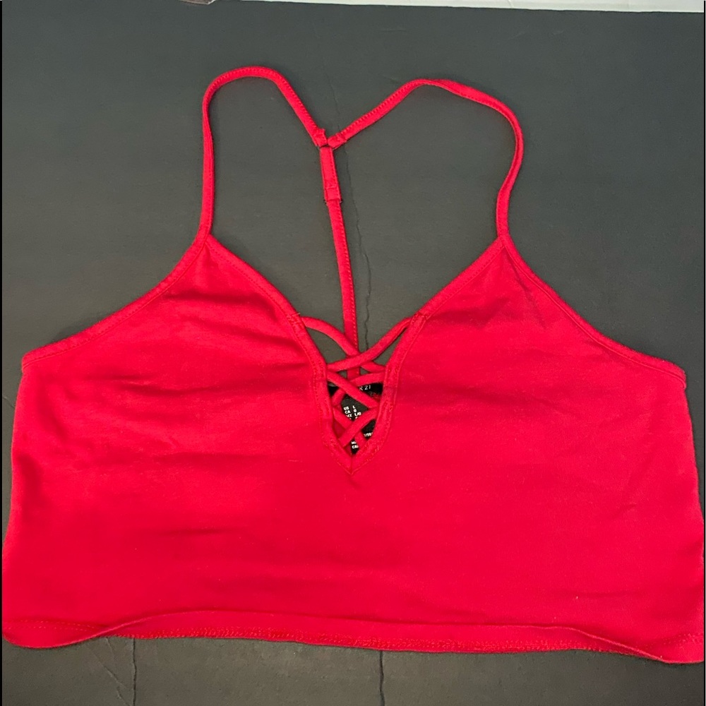 RED F21 TANK TOP